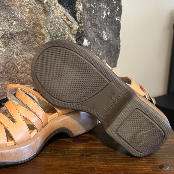 DANSKO size 37 Lolita Sandals in Honey NWOT - Picture 6 of 6